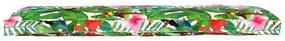 vidaXL Μαξιλάρι παλέτας για πάγκο Floral Πολύχρωμο 150 x 40 x 8 εκ.
