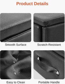 VEVOR Pilates Box for Reformer Pilates Equipment Accessory for Exercises Black