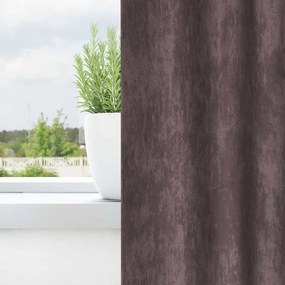 vidaXL Βελούδινες Κουρτίνες 2 τμχ. Καφέ 260 x 140 εκ. Βελούδο