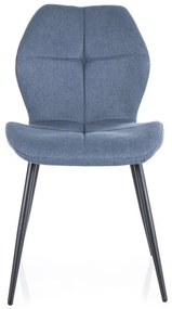 KRZESŁO FRANK NEA CZARNY STELAŻ/DENIM 86 DIOMMI-80-3641