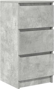vidaXL Ντουλάπι Γκρι Σκυροδέματος 37,5x35x76 εκ. Επεξεργασμένο Ξύλο