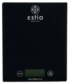 Ζυγαριά Κουζίνας Ηλεκτρονική max 5 kg Black Estia Home Art 01-8826