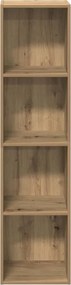 vidaXL Ντουλάπι βιβλίου/ΤV Ντουλάπι Artisan Oak 36x30x143cm