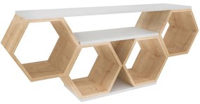 Έπιπλο Tηλεόρασης Bal 322RTC2101 140x29,6x55,5cm White-Sonoma