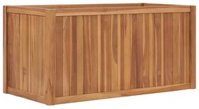 Ζαρντινιέρα Υπερυψωμένη 100 x 50 x 50 εκ. από Μασίφ Ξύλο Teak
