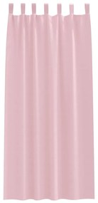 vidaXL Κουρτίνες 2 pcs Μωρουδίστικο Ροζ 260x140εκ. Πολυεστέρας