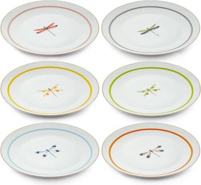 Service Plate Set (6 Pieces) DNR0060 Multicolor