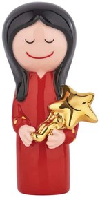 Χριστουγεννιάτικη Διακοσμητική Φιγούρα Dona Stella AGJ01 18 3,2x3,8x8cm Multi Alessi