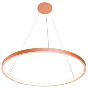 Φωτιστικό Οροφής Κρεμαστό 01377-04 D60cm 23W LED 3000K 1850Lm Copper Luma