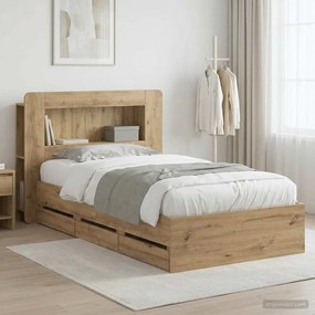vidaXL Καλάθι με αποθήκη και κεφαλάρι Artisan Δρυς 80 x 200 cm