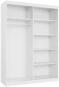 Ντουλάπα Tireno 2D συρόμενη - Λευκή