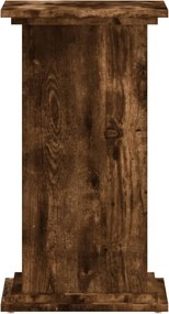 vidaXL Βάσεις Φυτών Καπνιστή Δρυς 33x33x60 εκ Επεξεργασμένο Ξύλο