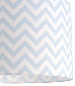Παιδικό φωτιστικό οροφής “Chevron Pale Blue” VEIS