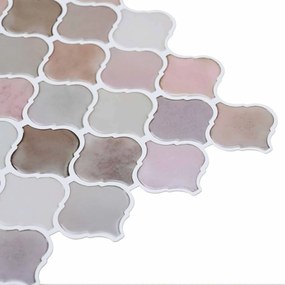 vidaXL Tile Λαμπτήρα 10 τεμ. Μπεζ 27 x 27 εκ. Πολυουρεθάνη και PET