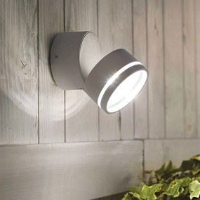 Φωτιστικό Τοίχου - Απλίκα Omega Round 285481 9x8,5cm LED 7W 4000K 650Lm White Ideal Lux