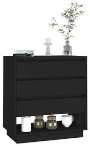 vidaXL Μπουφές Μαύρος 70 x 41 x 75 εκ. από Μοριοσανίδα