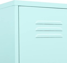 vidaXL Φοριαμός Χρώμα Μέντα 35 x 46 x 180 εκ. από Ατσάλι
