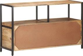 vidaXL Ντουλάπι με Ράφια 110 x 35 x 65 εκ. από Μασίφ Ξύλο Μάνγκο