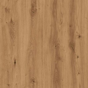 Κομοδίνο Αρτισιανή Δρυς 50x40x43.5 εκ. από Επεξεργασμένο Ξύλο - Καφέ