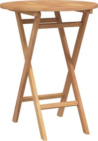 vidaXL Σετ Κήπου 5 τμχ. Καφέ Συμπαγές ξύλο teak