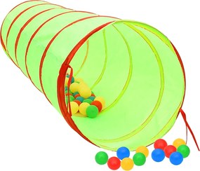 vidaXL Παιδικό Τούνελ Πράσινο 175 εκ. από Πολυεστέρα