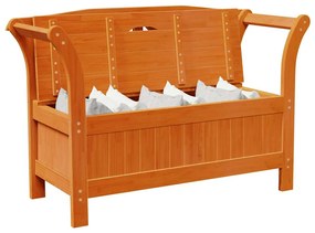 vidaXL Πάγκος Αποθήκευσης Κήπου Καφέ 119 x 76 x 44εκ.