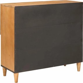 vidaXL Πλαϊνό γραφείο Ανοιχτό καφέ 33.5 x 80 x 75 εκ