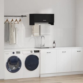 vidaXL ντουλάπα  Μαύρο Δρυ 70x32,5x35 εκ από Ξύλο
