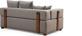 Corner Sofa Gondol-1 (L3-CHL) - Grey Grey