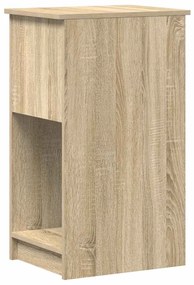 vidaXL Βάση πύργου υπολογιστή με συρτάρι Δρυς sonoma 35x45x77 cm