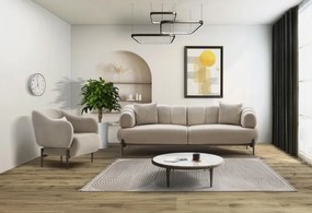 Stewehome Σετ καναπέ με μεταλλικά πόδια