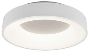 Φωτιστικό Οροφής - Πλαφονιέρα Girona 671210131 27W Led Φ45cm 11cm White Mat Trio Lighting Μέταλλο