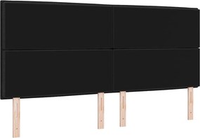 vidaXL Κεφαλάρι Μαύρο 200 cm ύφασμα