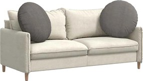 vidaXL Μαξιλάρια καθισμάτων 2 pcs Ανοιχτό γκρι Ø 80 cm
