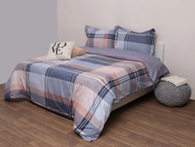 Σετ Παπλωματοθήκη Υπέρδιπλή 220x240 Έμμα Γκρι  Viopros