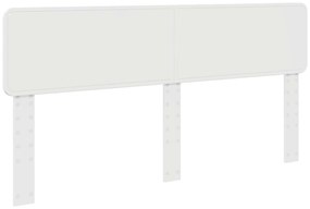 vidaXL Σκελετός Κρεβατιού Λευκό 200 x 200 cm Επεξεργασμένο ξύλο