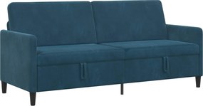 vidaXL Καναπές με Αποθήκευση Μπλε 192 x 78 x 87 εκ. Πολυεστέρας