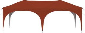 vidaXL Αυτοσχέδιο Μόρφωση 574 x 289 x 245 cm Τερακότα Ύφασμα Όξφορντ