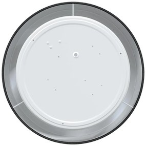 vidaXL Λάμπα Οροφής Μαύρο 30 x 13.5 εκ. ύφασμα
