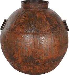 Βάζο Home ESPRIT Σκούρο καφέ Σίδερο 80 x 80 x 86 cm