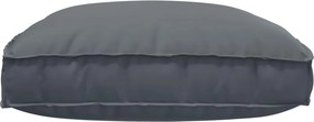 vidaXL Μαξιλάρι Ανθρακί 120 x 80 x 12 cm Ύφασμα Όξφορντ