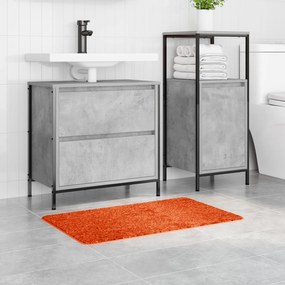 vidaXL Πατάκι Μπάνιου Ορθογώνιο Πορτοκαλί 50x80 εκ. Πολυπροπυλένιο Αντιολισθητικό