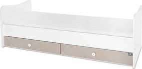 BED MINI MAX 190/72 COLOUR WHITE/STRING  NEW