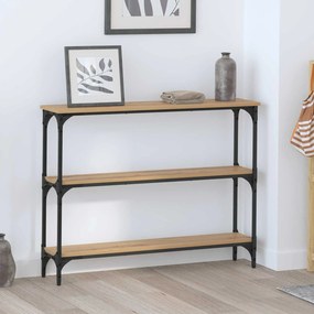 vidaXL Τραπέζι κονσόλας Artisan Oak 100 x 22,5 x 75 εκ