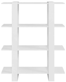 Βιβλιοθήκη/Διαχωριστικό Χώρου Λευκό 100 x 30 x 123,5 εκ. - Λευκό