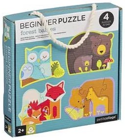 4 ΠΑΖΛ ΠΡΟΟΔΟΥ PETIT COLLAGE Ζωάκια του δάσους