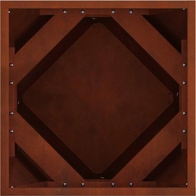 vidaXL Γλάστρα 2 τμχ. Σκ rusty 40 x 40 x 40 cm
