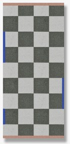 Χαλί Square L - Nylon Καρό Μοτίβο Σκούρο Πράσινο W70 x L150 cm METTE DITMER