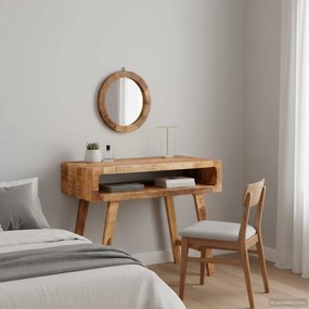 Τραπέζι περιποίησης Καφέ 90 x 76 x 45 εκ. Στερεό ξύλο μάνγκο