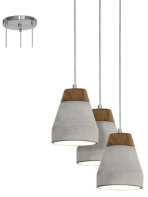 Φωτιστικό Οροφής Tarega 95526 Brown-Grey Eglo Metal